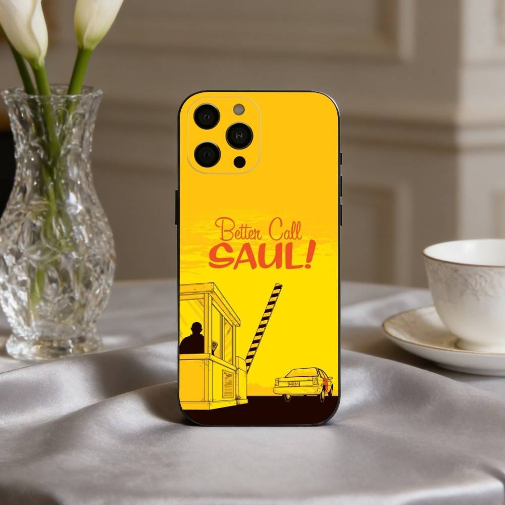 B-Better-E Call S-Saul-L Phone Case For iPhone 17,16,15,14,13,12,11 Plus,Pro Max,XS,Soft Silicone Black Cover iPhone15promax