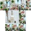 Soft And Comfortable Love Bear Dog Plush Doll Pendant Ideal For Parties And Festivals 11cm In Size