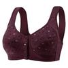 Women Wirefree Tank Style Bras Front Closure Bralette Female Confortable Breathable Underwear Large Bust Cup Underwear L-5XL