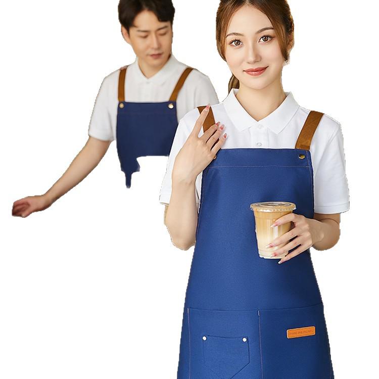 Durable, Waterproof Apron for Coffee, Milk Tea, Nail Salon & Cake Shops