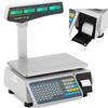 Balança Comercial para Loja Com Impressora de Etiquetas LCD 30 Kg 15 G