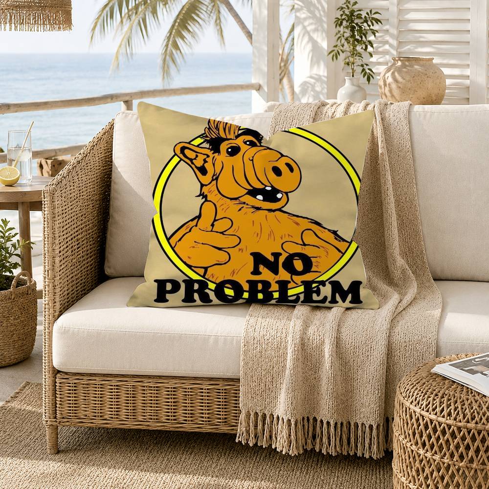 TV Series Alf Pillow Case for Sofa Living Room Home office Decor Protective Cover
