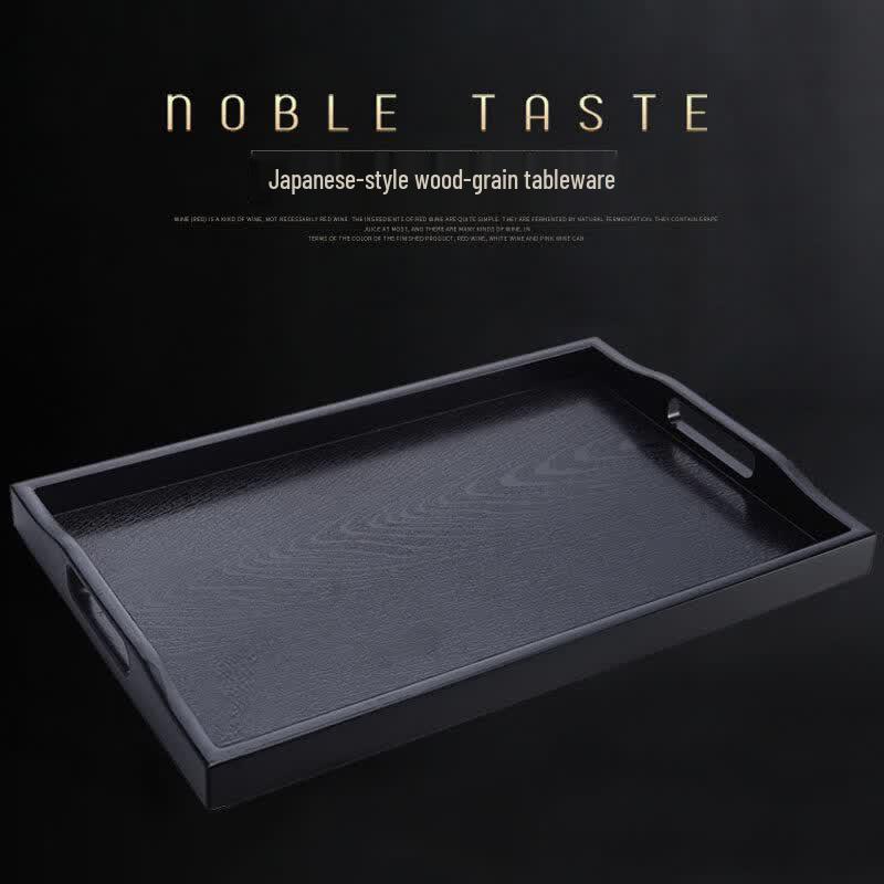Japanese Style Rectangular Plastic Serving Tray