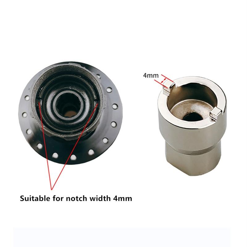 Stainless Bike Hub Body Removal Tower Base Install Disassembly Tool for w/Sleeve