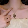 Collier Tarot Vision Pendentif Œil Voyant Collier Symbole Carte de Tarot