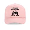 Gamer Baseball Cap Men I Paused My Game To Be Here Tops Interesting Play Computer Hat High Quality Snapback Hats Bone