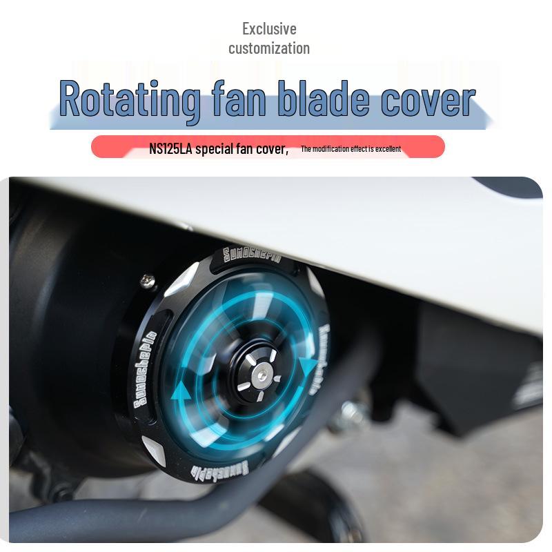Honda NS125LA Motorcycle Radiator Fan Cover Blade Wheel