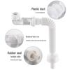 Single-Head Anti-Odor Telescopic Drain Pipe for Washbasin