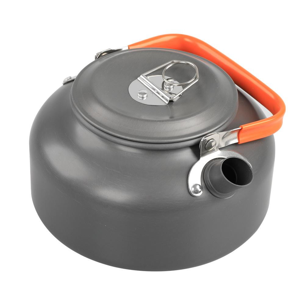 

Уличный легкий чайник из алюминиевого сплава с термостойкой ручкой, кофейник для кемпинга, портативный чайник, котелок для пикника, чайник