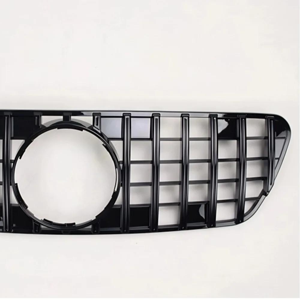 For Mercedes W163 ML320 ML350 ML270 ML400 ML430 1998-2004 Diamond GT Style Front Bumper Grille Plastic Mesh Racing Grill Cover