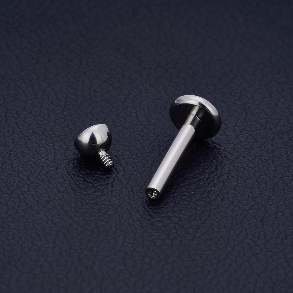 10Pcs ASTM F136 Titanium 2/3/4mm CZ Labret Stud 16G Tragus Helix Cartilage Conch Flatback Earlobe Piercing Body Zircon