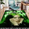 Billie Eilish Pattern Rug, Indoor/Outdoor Mat, for Picnic, Gameroom, Bedroom, Office, Living Room, Home Decor Carpet, Birthday Gift