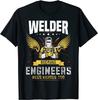 Funny Welder Hero Vintage Welding Gear Welder Design Unisex T-Shirt