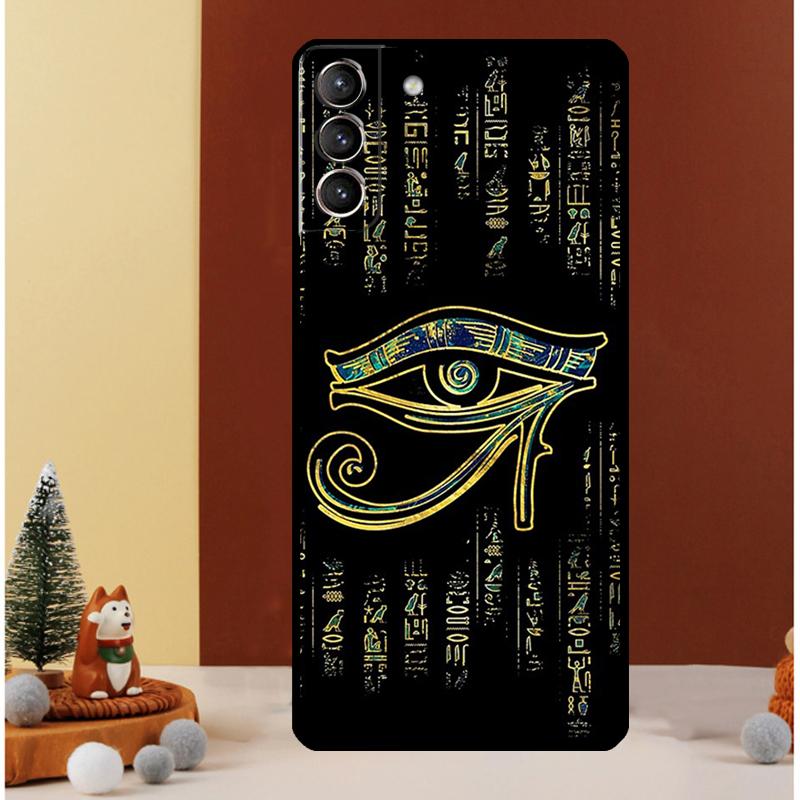 Sacred Eye of Horus Egypt Fresco Case For Samsung Galaxy S26 S25 Ultra S23 S20 FE S21 S22 S24 Plus S10 S25 FE Cover Funda