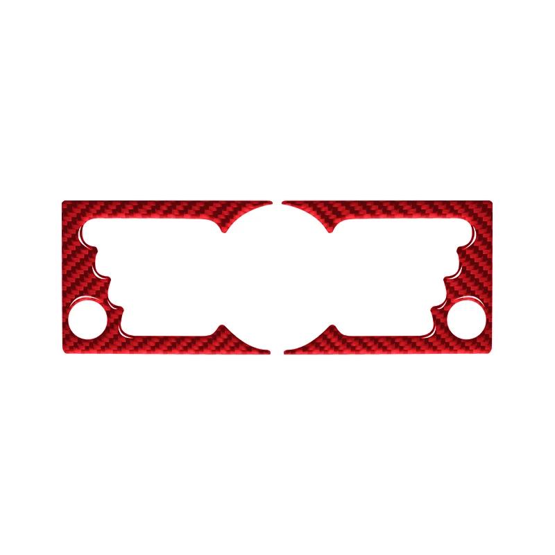 For Mini Cooper Hatch One For R50 R53 2002-2006 CarbonFiber AC Air Conditioning Control Panel Trim Car Interior Sticker