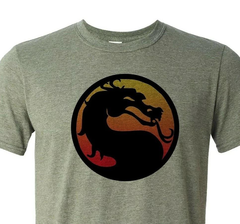Mortal Kombat Clean Logo T shirt - Super soft men s, women s,unisex graphicShirt XL