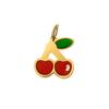 Summer On The New National Tide Does Not Fade Niche Dripping Oil Strawberry Necklace Accessories Diy Design Pendant Girl
