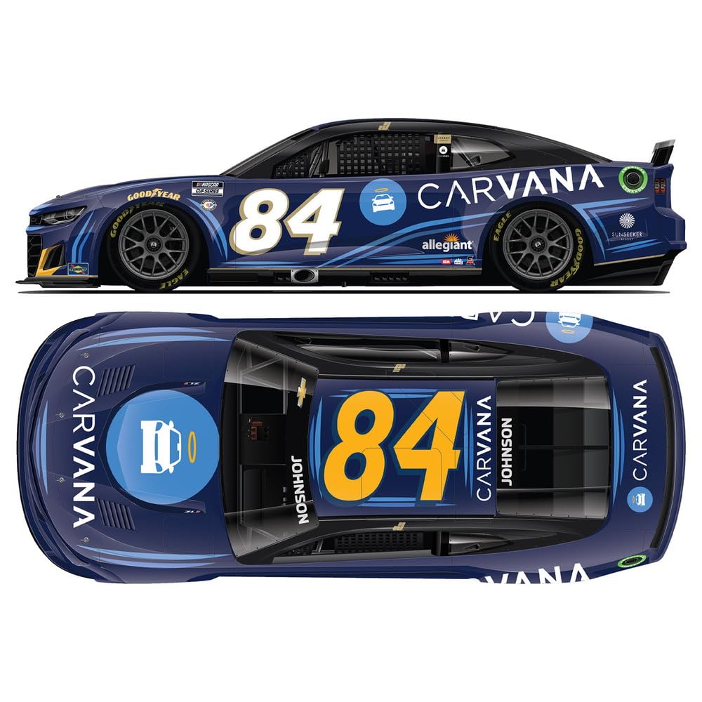 

Lionel Racing Jimmie Johnson CARVANA Chevrolet Camaro NASCAR 2023 1/64 #84