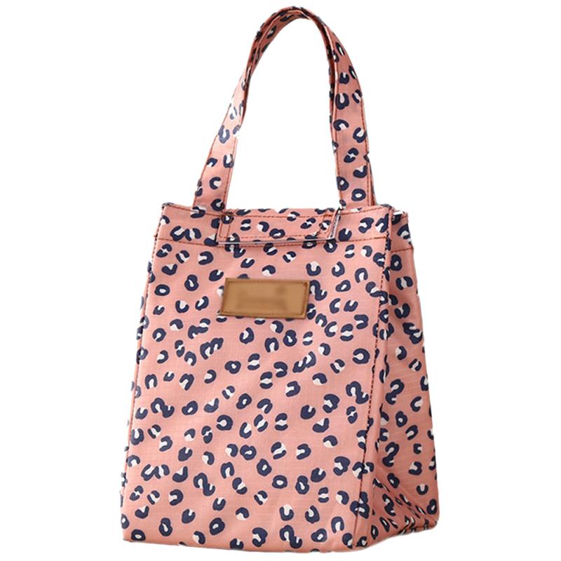 

Оксфордська Канва Ізольована Сумка-Ланчбокс Складана Хороша Теплоізоляція Сумка-Холодильник Для Пікніка Ланчбокс Для pink leopard print