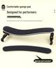 PEDI Super-Light Carbon Fiber Titanium Violin Shoulder Rest & Viola Chin Support