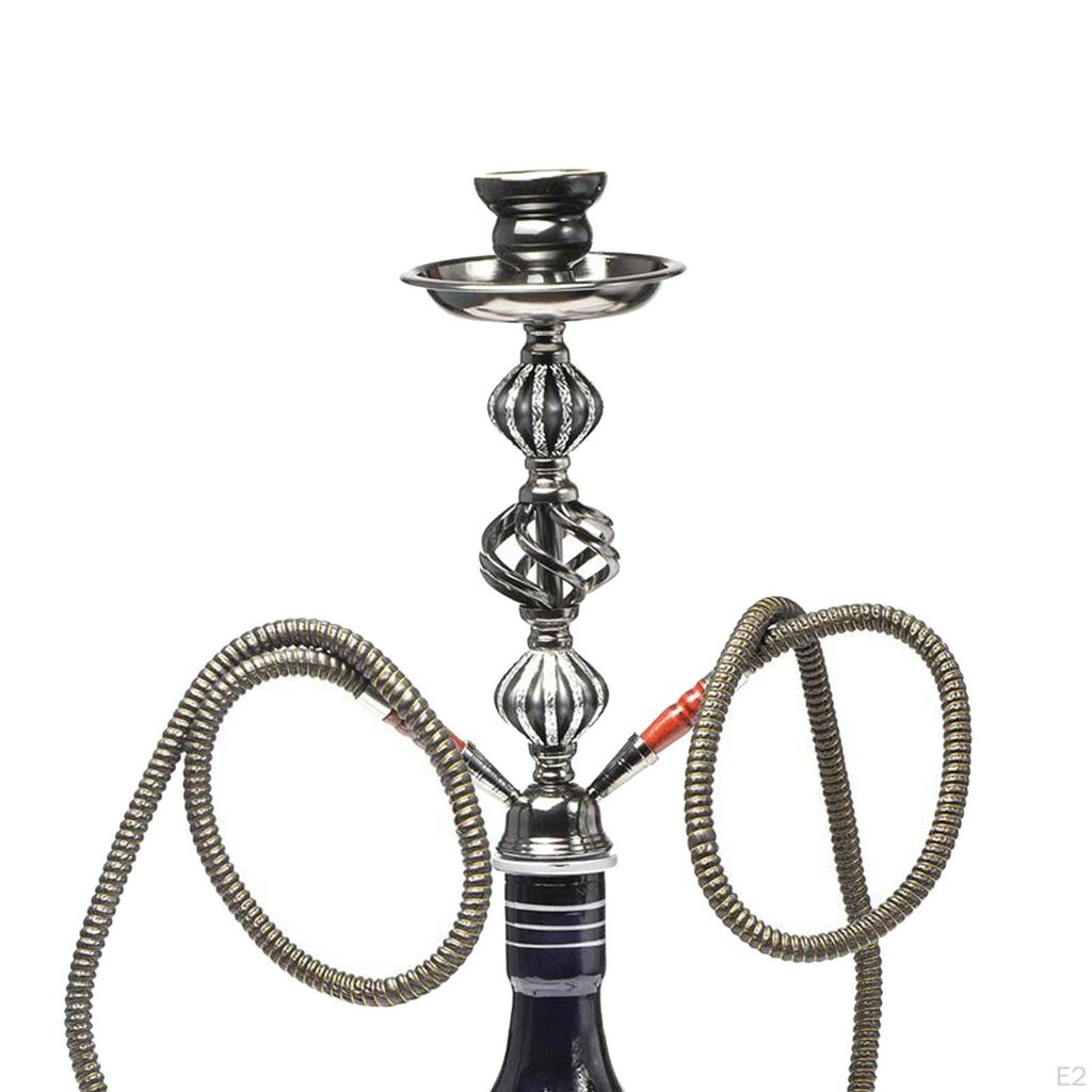 Glass Hookah Shisha Cup Smoking Accessories Double Pipe Set
