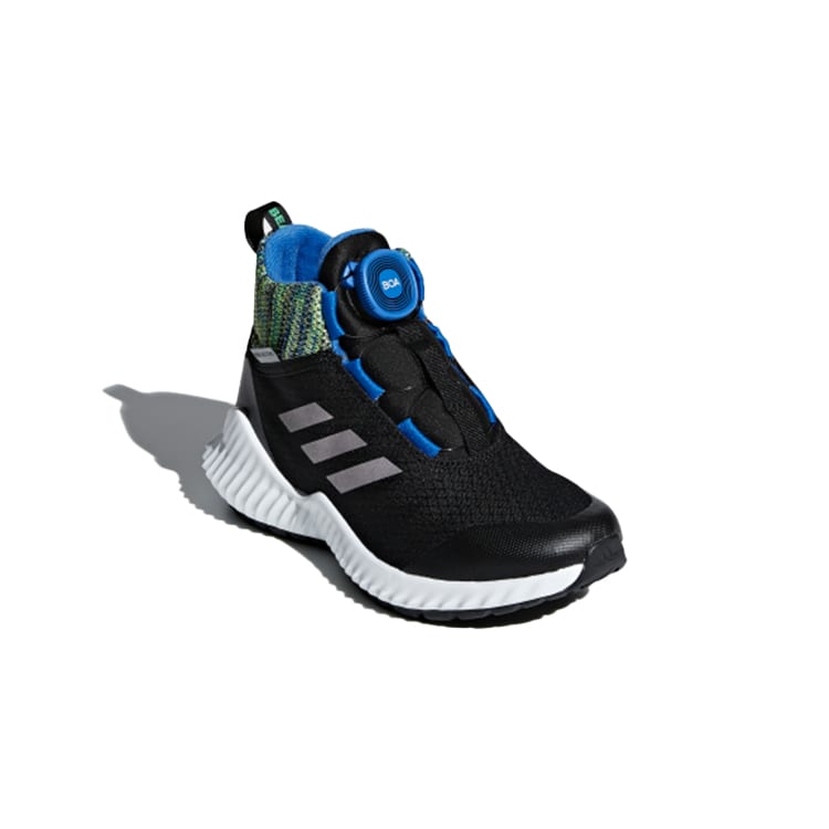 adidas Fortatrail Abriebfest Thermisch Mittelhoch Kinder Laufschuhe Schwarz Silber Kinder AC7483