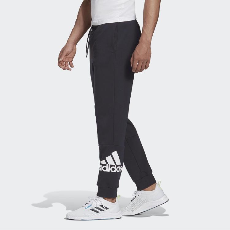 Adidas Mh Bos Pnt Ft Mid-Rise Cuffed Joggers Men Bottoms Black GC7344
