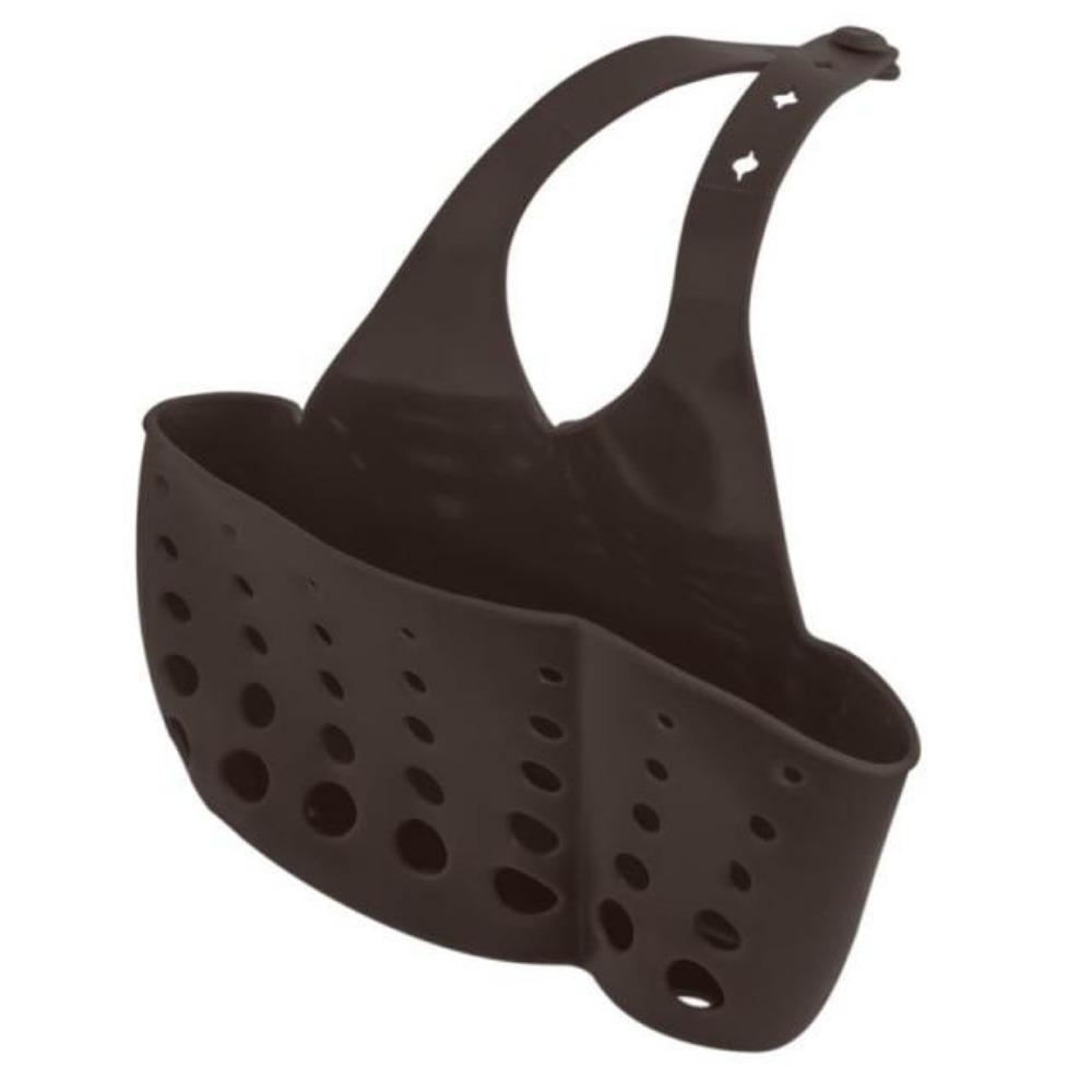 

Регулируемая защелкивающаяся корзина для хранения кухонной раковины, пластиковая подвесная сумка для губки для мытья посуды, полка для слива бассейна, полка для хранения, корзина для слива крана кофейный