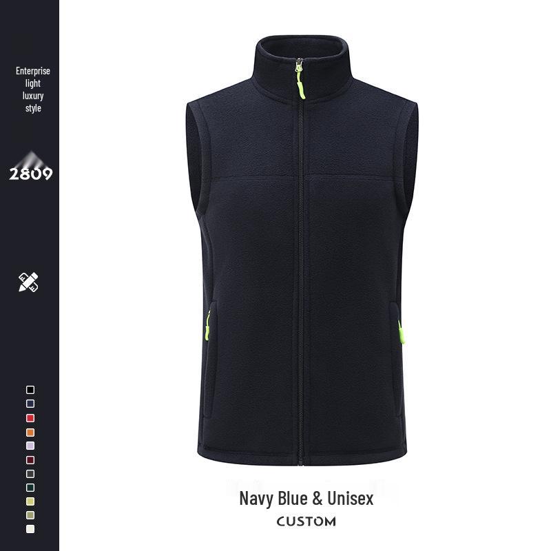Custom Logo Multi-Pocket Durable Vest for Supermarket, Decoration, and Volunteer Workwear
