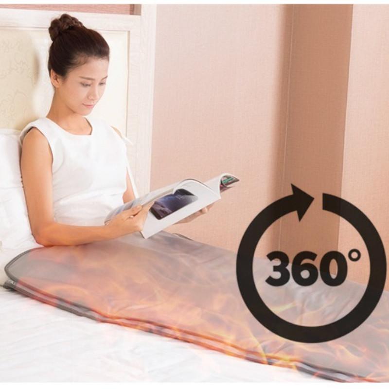 Far Infrared Heating Detoxification Blanket Home Beauty Salon Sweat Steaming Blanket Boost Metabolism Sauna Device