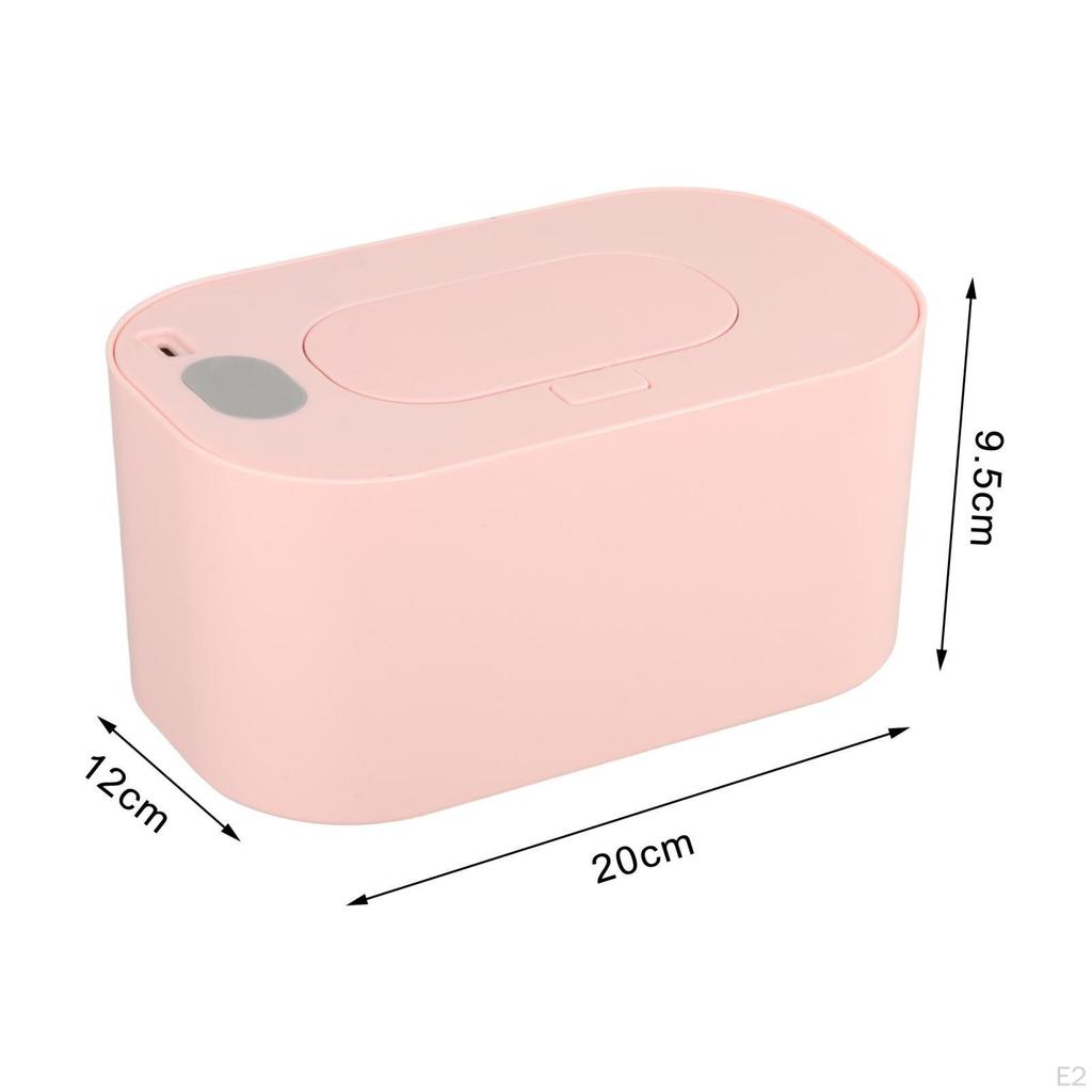 Portable Heated Wipe Dispenser Quick Heating System with Large Capacity Box Tissue