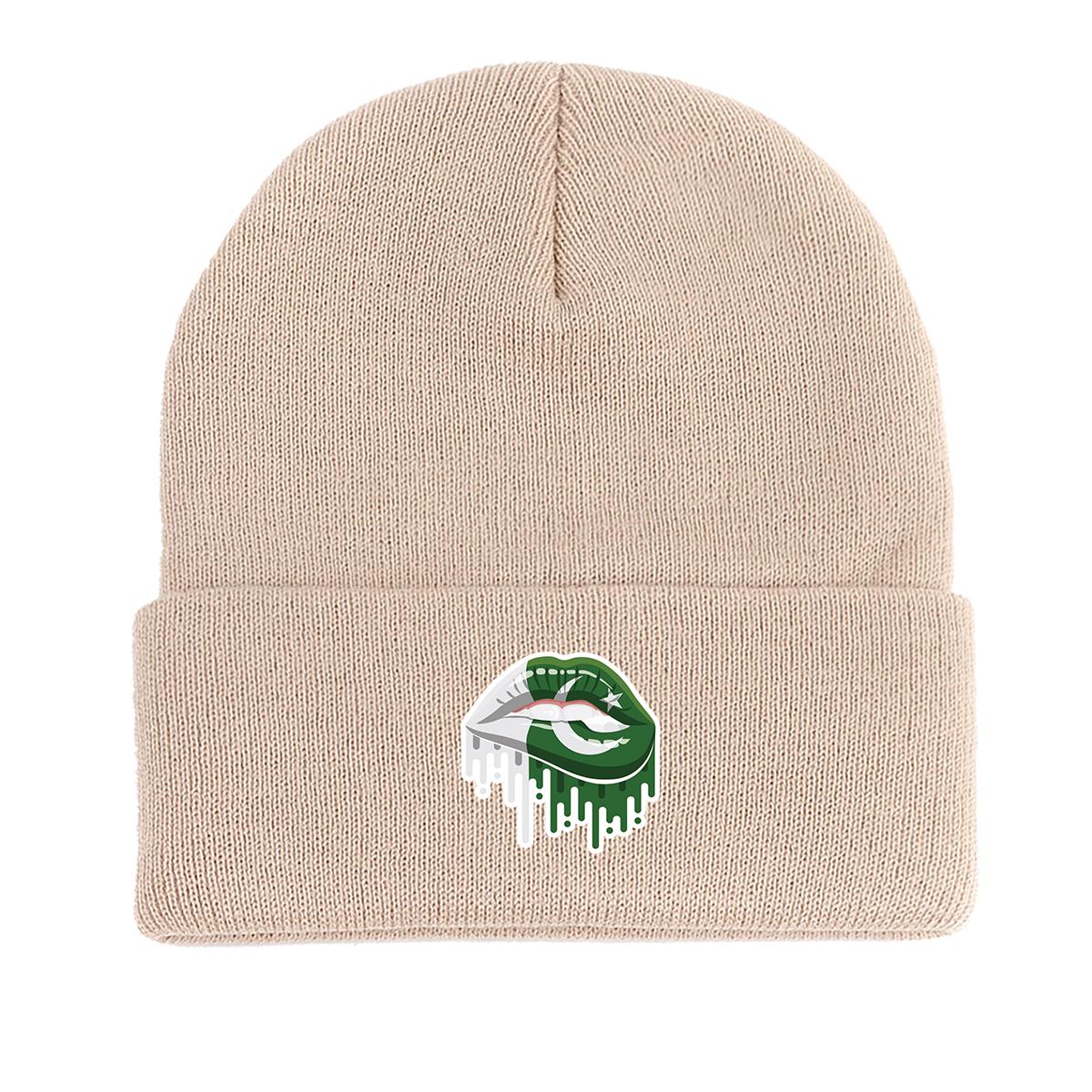 

Вязаная шапка с принтом флага Пакистана, патриотические шапки Skullies, манжеты конфетного цвета, однотонная вязаная шапка Gorro as the picture бежевый