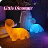 Cartoon Creative Thunder Dragon Dinosaur Night Light Bedroom Long Neck Dragon Small Ornament Room Decoration Small Table Lamp