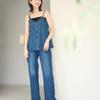 ROPE PICNIC Revolutionary Denim Mom Blue Size 38 Waist-Shaping High-Rise Jeans, (46),