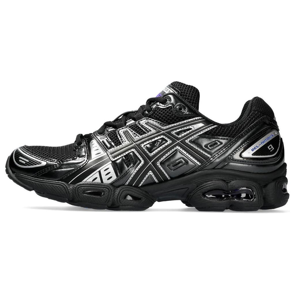 New Asics Gel Nimbus 9 Black Pure Silver 1201A424-005