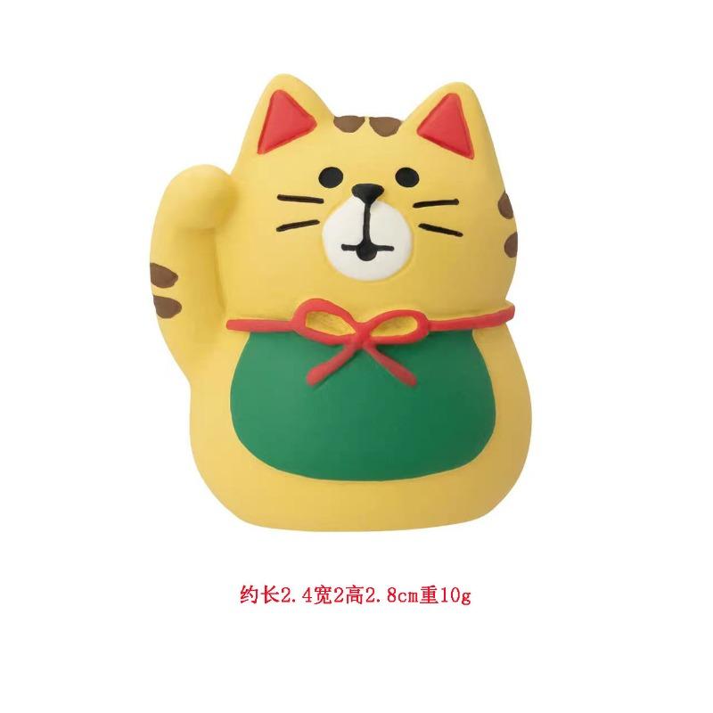 Lucky Cat Ornament Store Office Opening Feng Shui Ornament Home Furnishing Car Center Console Decoration Figure Crafts