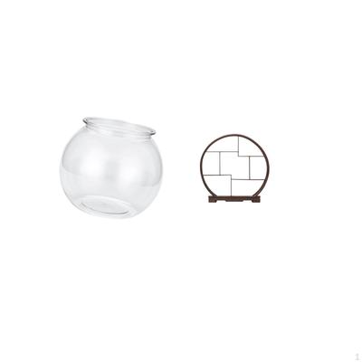 Transparent Small Fish Tank Clear Household Ornament DIY Bowl Vase Table Bedroom Living Room