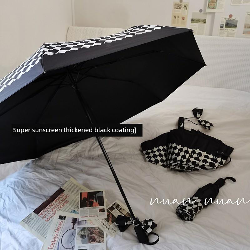 Dual-Use Foldable Fancy Small Portable Mini Umbrella
