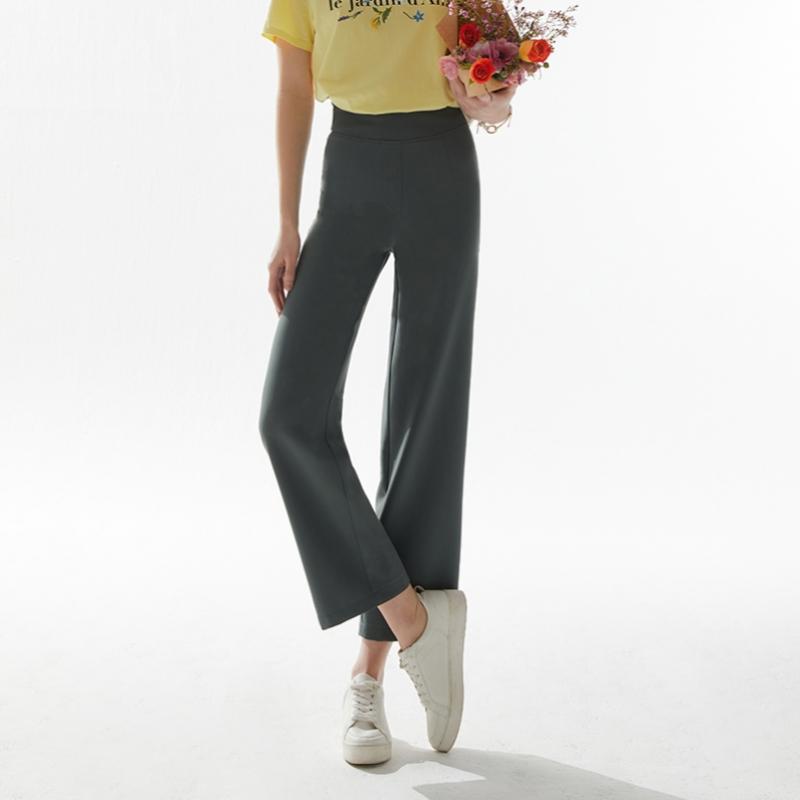 Baiyu Women Semi Wide Pants Siww