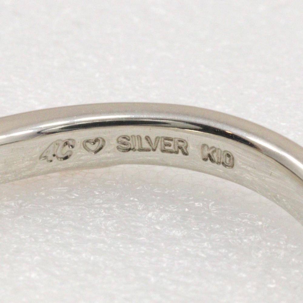 4℃ Ring Silver/K10 Pink Gold #4.5(US Size) 2.1g Women Used