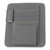 Functional Car Sun Visor PU Leather Storage Pocket Sunglasses Holder