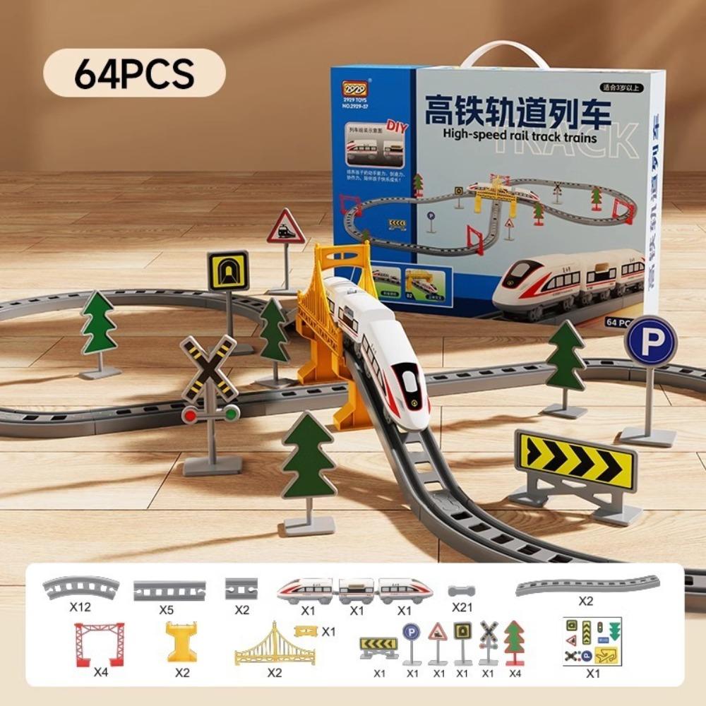 Assembling Design Electric Train Electric Powered Educational Model Set Children's Toys
