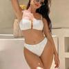 Women's Color Two-piece Bikini Swimsuit/sports Swimwear