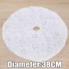 Short Plush Christmas Tree Skirt Xmas Trees Skirts Base Cover Snowflake Santa Claus Snowman Pattern Home Party Xmas Decoration