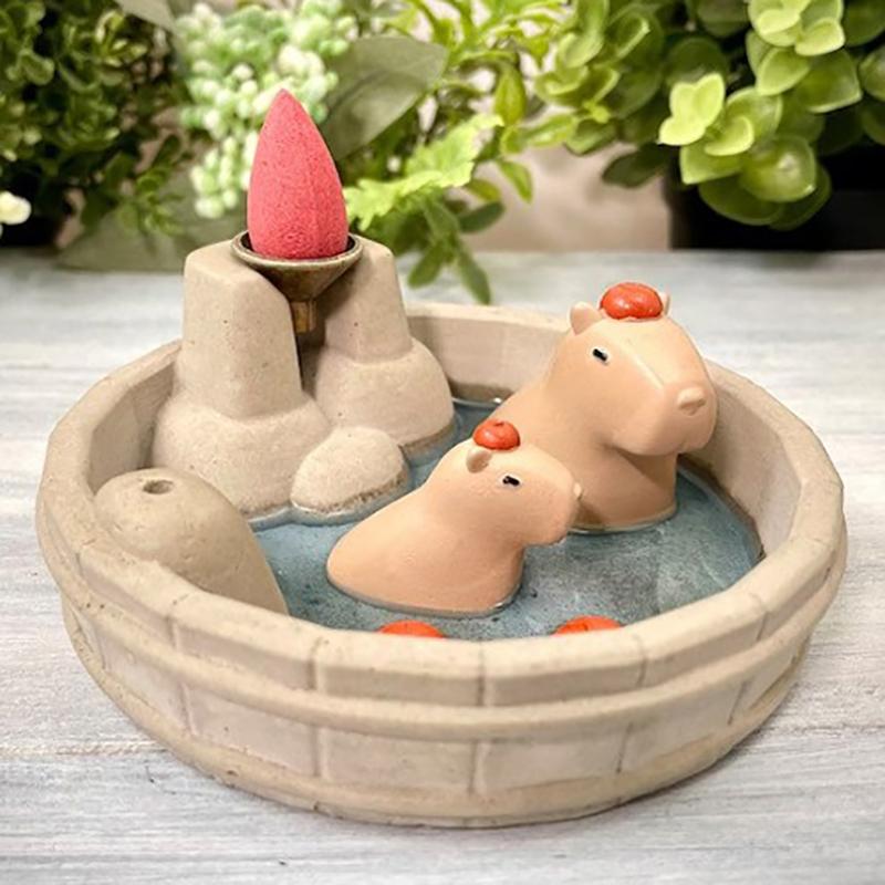 

Dolphin Aromatherapy Burner Smoking Backflow Incense Holder Fragrance House Decor Indoor Zen Tea Living Room Office Decoration белый
