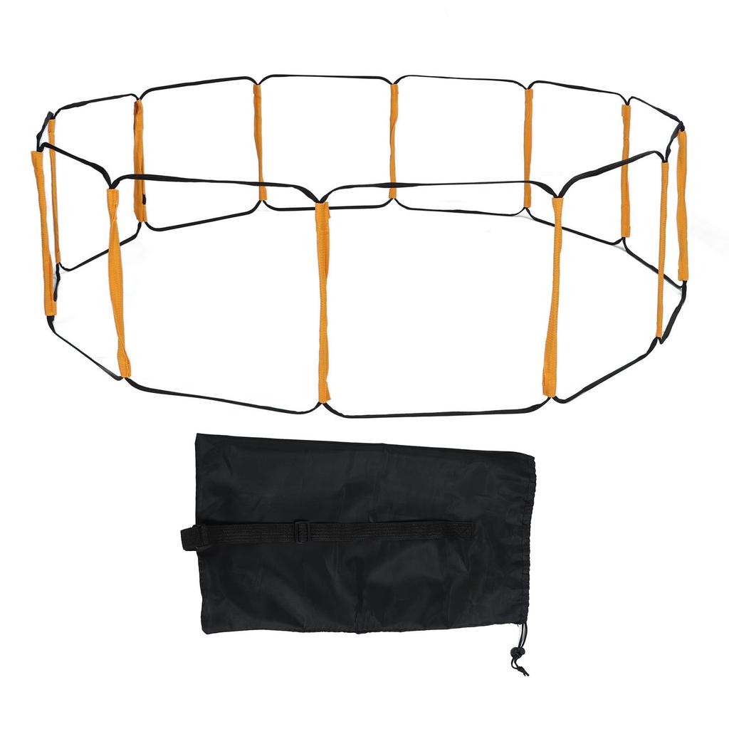 12 Rung Fixed Agility Ladder Speed Training Ladder With Storage Bag For Basketball Soccer Football