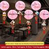 2026 Year of the Horse Lantern Decorations for Mall and Shop Lobbies: Spring Festival Hanging Ornaments