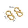 20pcs Stainless Steel W Shape Necklace Clasps Hooks for DIY  Jewelry Making Finding Bracelets Supplies Accessories Wholesale