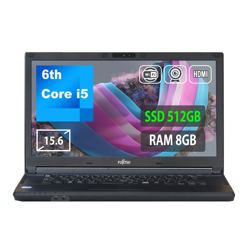 

Fujitsu Lifebook A576 Windows 6-го покоління Core 8 ГБ 512 ГБ Швидкий бездротовий Microsoft Office 2019 Ноутбук, 11, Відновлений, i5, Пам ять, SSD, Завантаження,