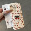 Cartoon embroidery plush cherry iPhone11promax Apple 11 mobile phone case 11 all-inclusive 11 drum bag 11 air cushion